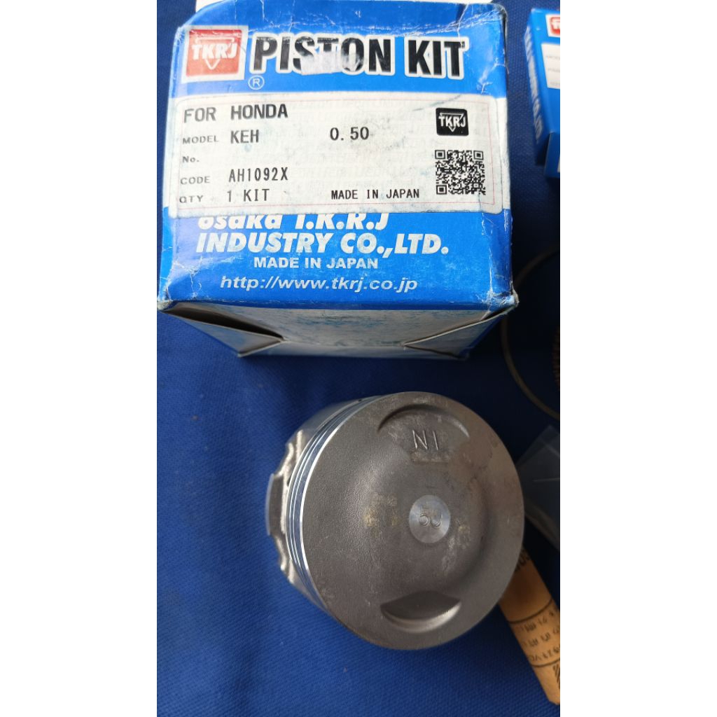 piston kit seher set TKRJ KEH Tiger Megapro os 0.50 oversize 50