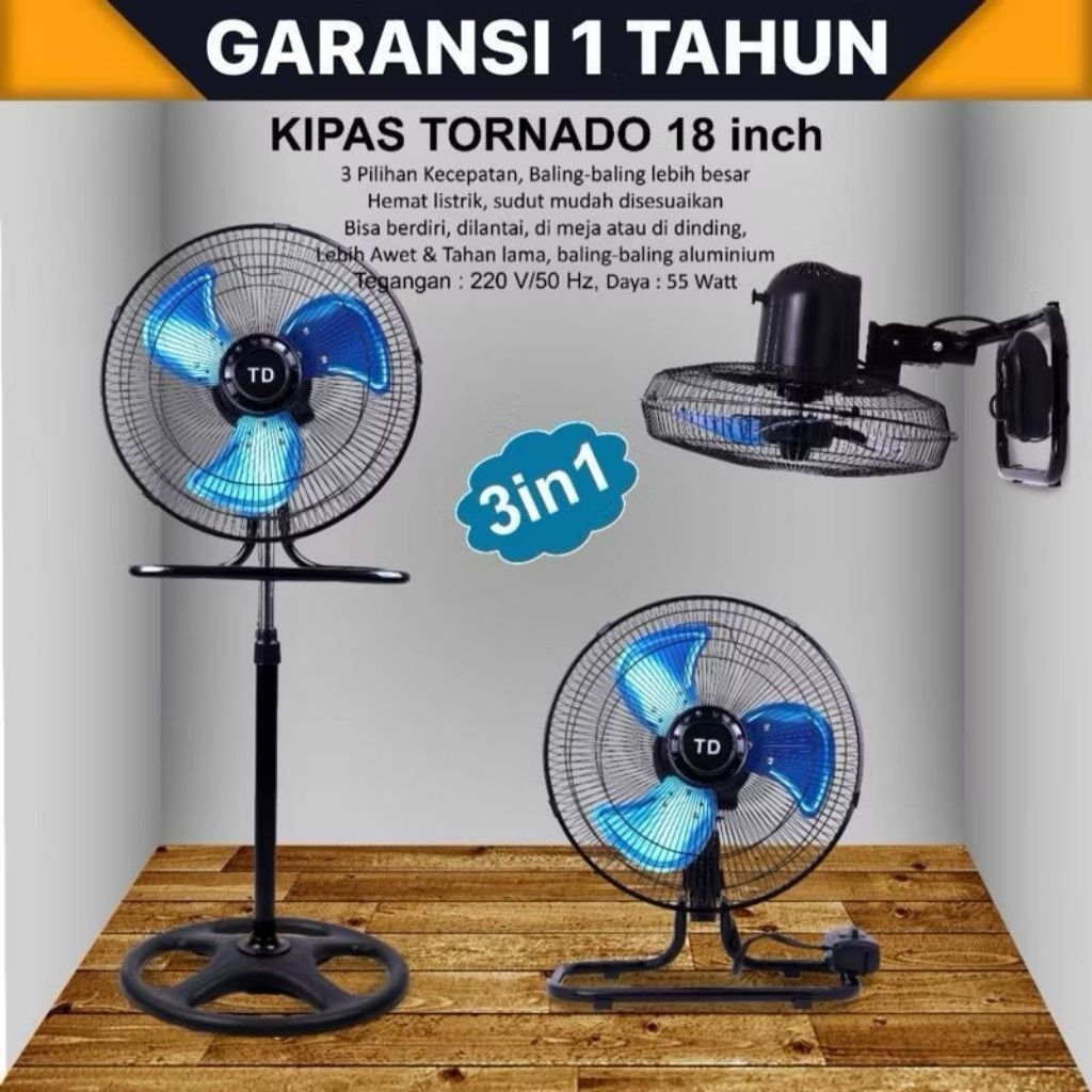 KIPAS TD TORNADO 3 IN 1