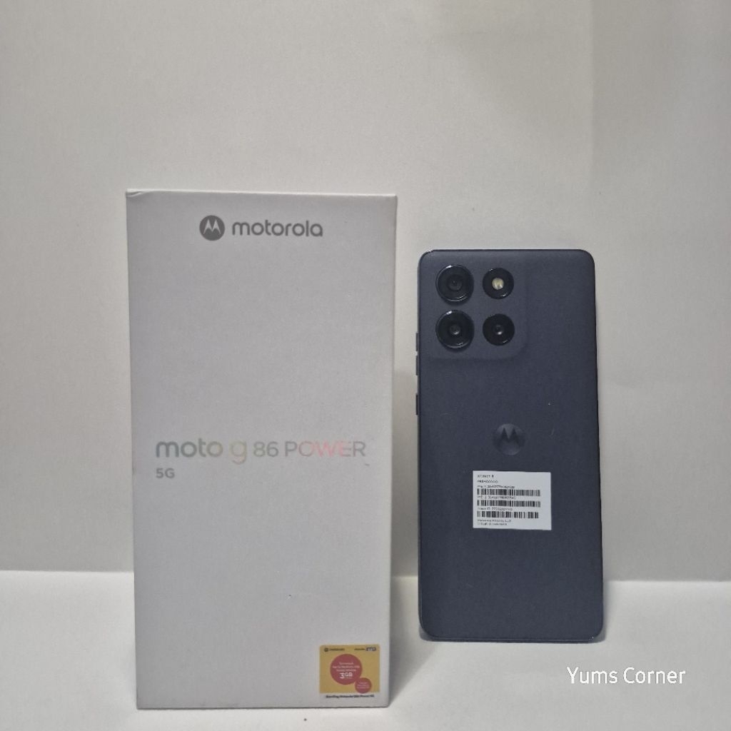 Handphone Motorola G86 Power 5G 8/256 Second Fullset