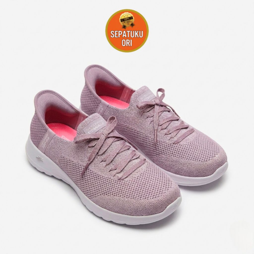 SEPATU WANITA SKECHERS GO WALK JOY ABBY MAUVE NEW ORI BNIB WOMENS 124649/MVE