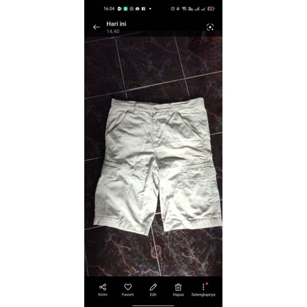 celana pendek lee cooper original bekas/second