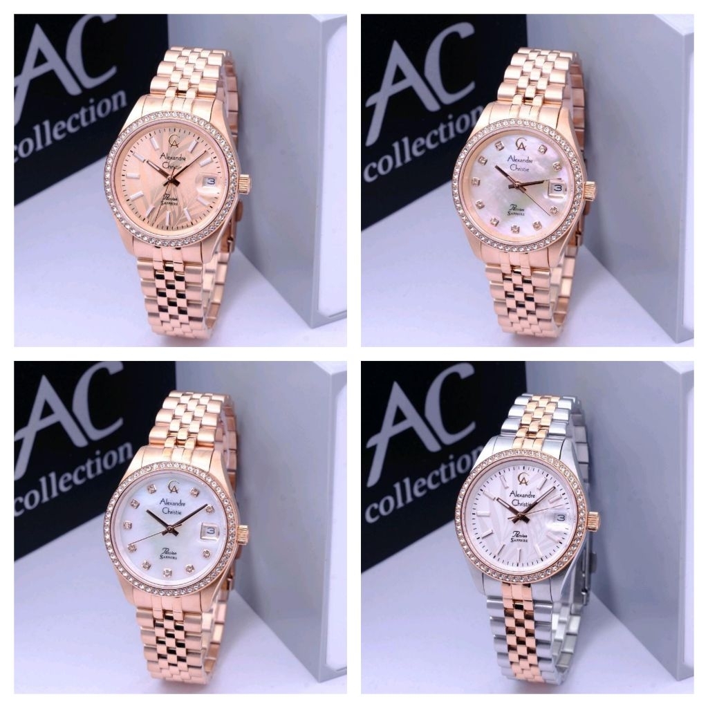 Alexandre Christie Wanita AC 5012 Jam Tangan Cewek Alexander Cristie AC5012 Original Bergaransi Resm