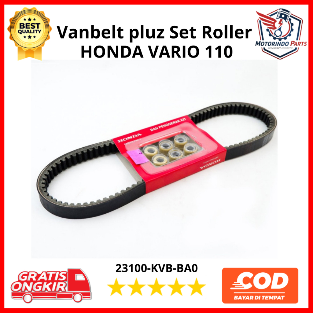 Vanbelt pluz Set Roller motor Honda Vario 110 Karbu Techno