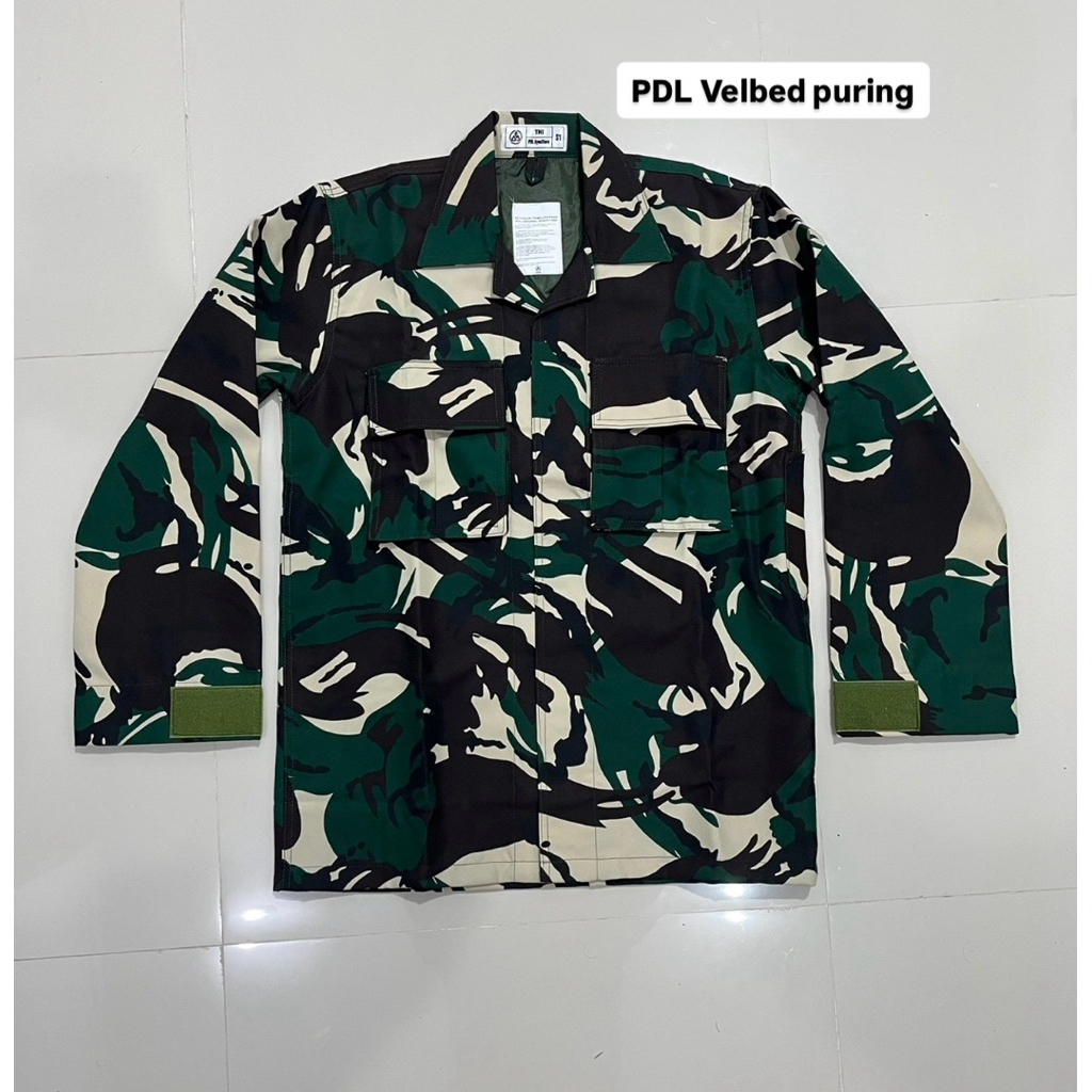 PDL ORIGINAL Velved puring , anti luntur TNI AD / TNI AL / TNI AU