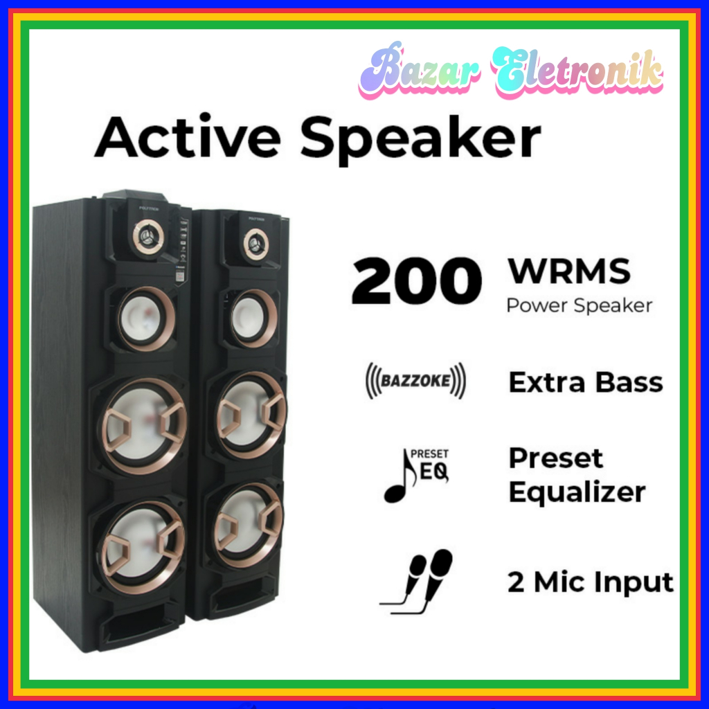SPEAKER AKTIF POLYTRON PAS 8EF28 / SPEAKER AKTIF POLYTRON PAS 8EF22 / SPEAKER POLYTRON BLURTOOTH