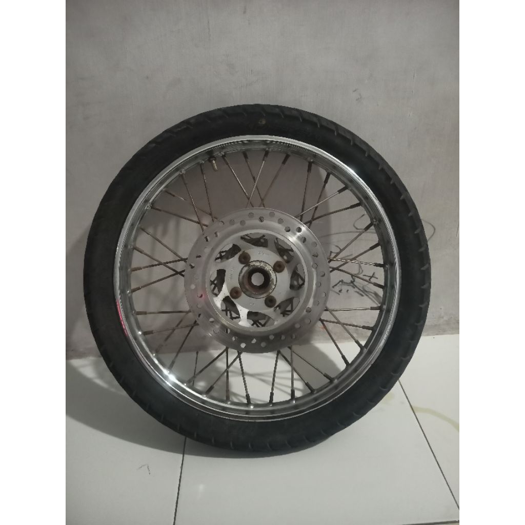 velg set depan supra Tiger revo