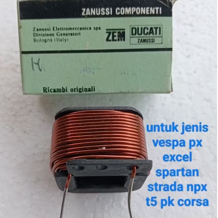 "spul H original siem dukati" untuk stoplamp vespa px excel spartan strada exclucive npx t5 corsa