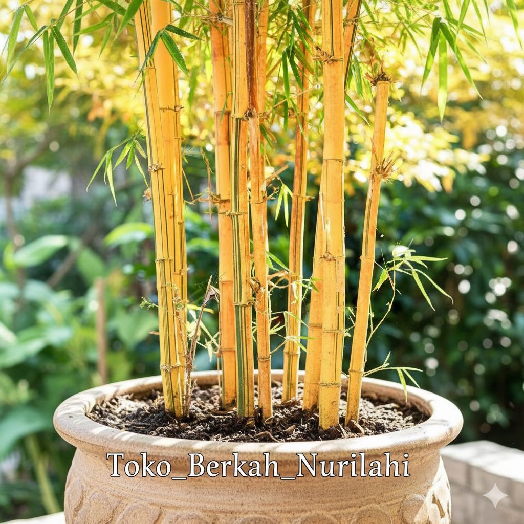 Promo COD Bambu Kuning Mini, Bambu Kuning Hias, Bambu Kuning Tanaman Hias, Bambu Kuning Asli perbibi