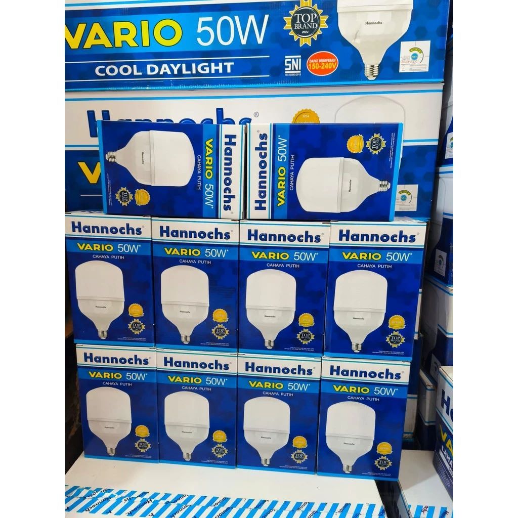 Bola Lampu Led Hannochs  6 - 50 Watt Bohlam Hannochs Led 6 -50 W