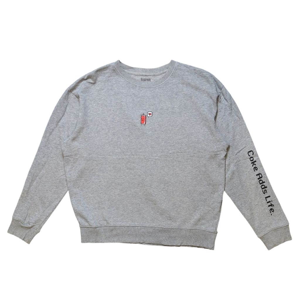 CREWNECK GRAPHIC TEE SIZE L