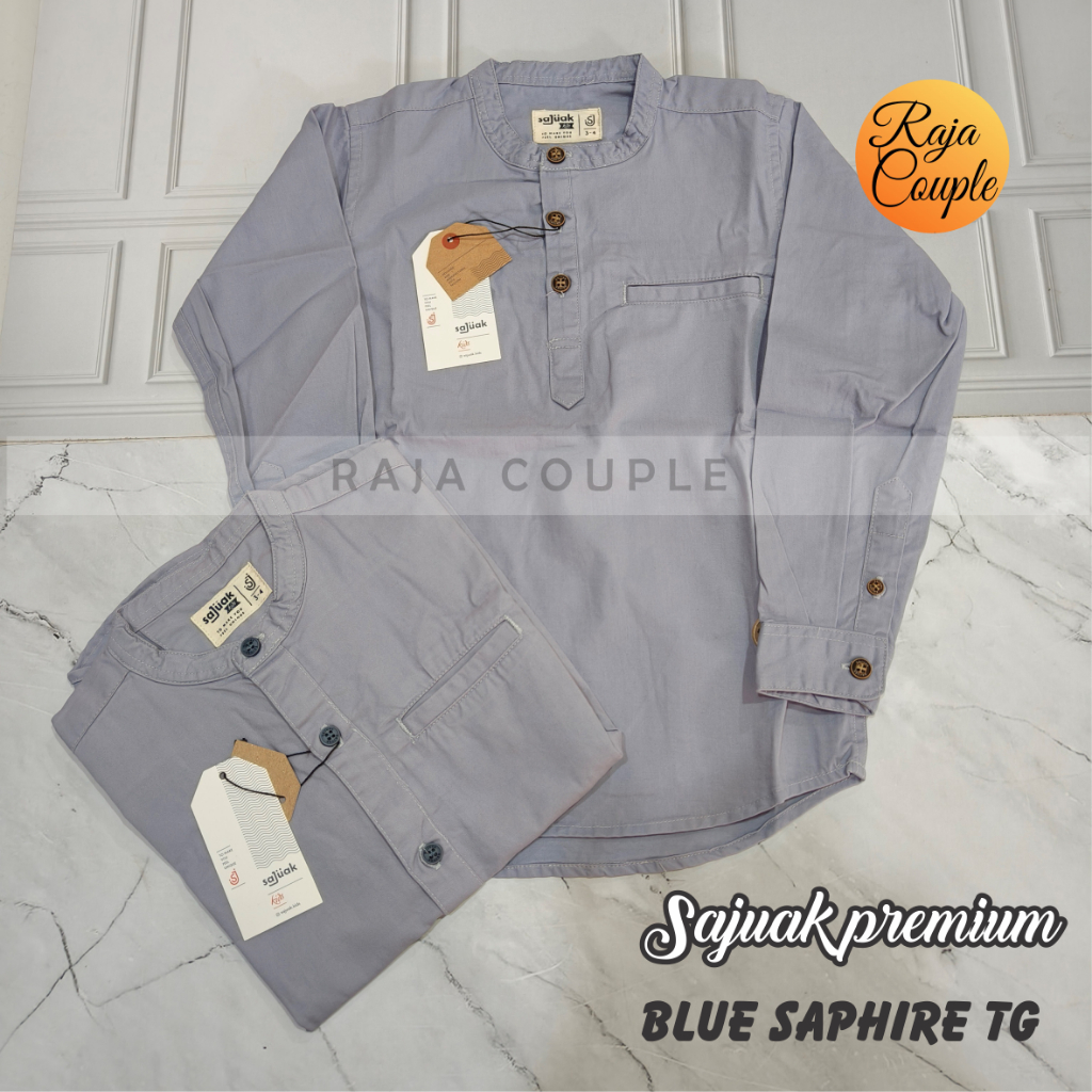 SAJUAK TG PREMIUM SAPHIRE KEMEJA KOKO COUPLE AYAH ANAK ORIGINAL SAJUAK