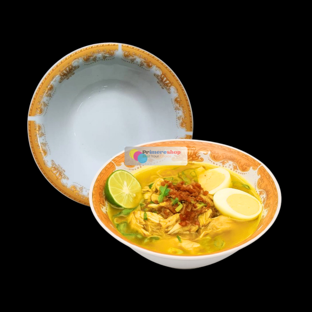 Mangkuk Keramik 1 Lusin Aesthetic Besar 7inch / Mangkok Kramik 1/2 Lusinan Packing Kayu