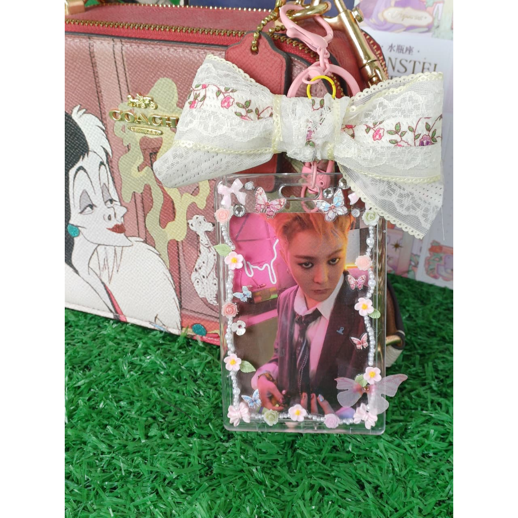 K-POP Photocard Holder Deco Floral Handmade | Card Holder Aesthetic | Tempat Photocard Lucu Estetik 