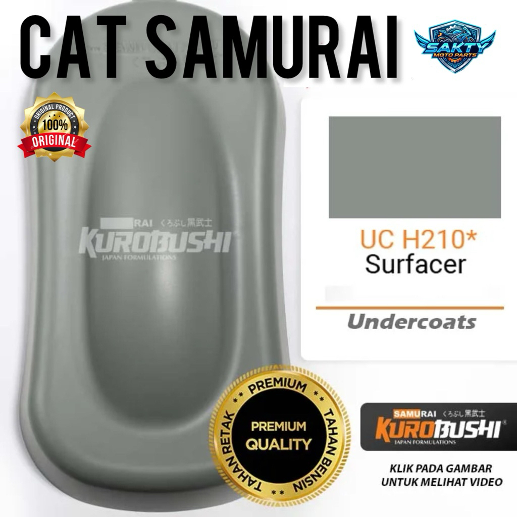 Cat Semprot Samurai SURFACER / EPOXY [H210*]. 400ML