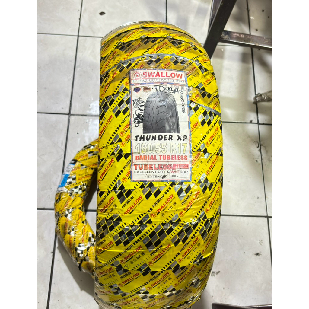 BAN LUAR SEPEDA MOTOR SWALLOW SB-122 R THUNDER XP 180/55-17