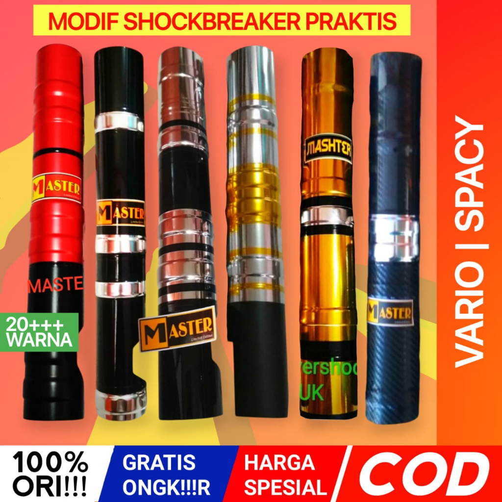 MASTER Cover Shock Sok Depan Vario Spacy 110 125 150 160 Abs Cbs Techno Esp Old Karbu Fi New Depan