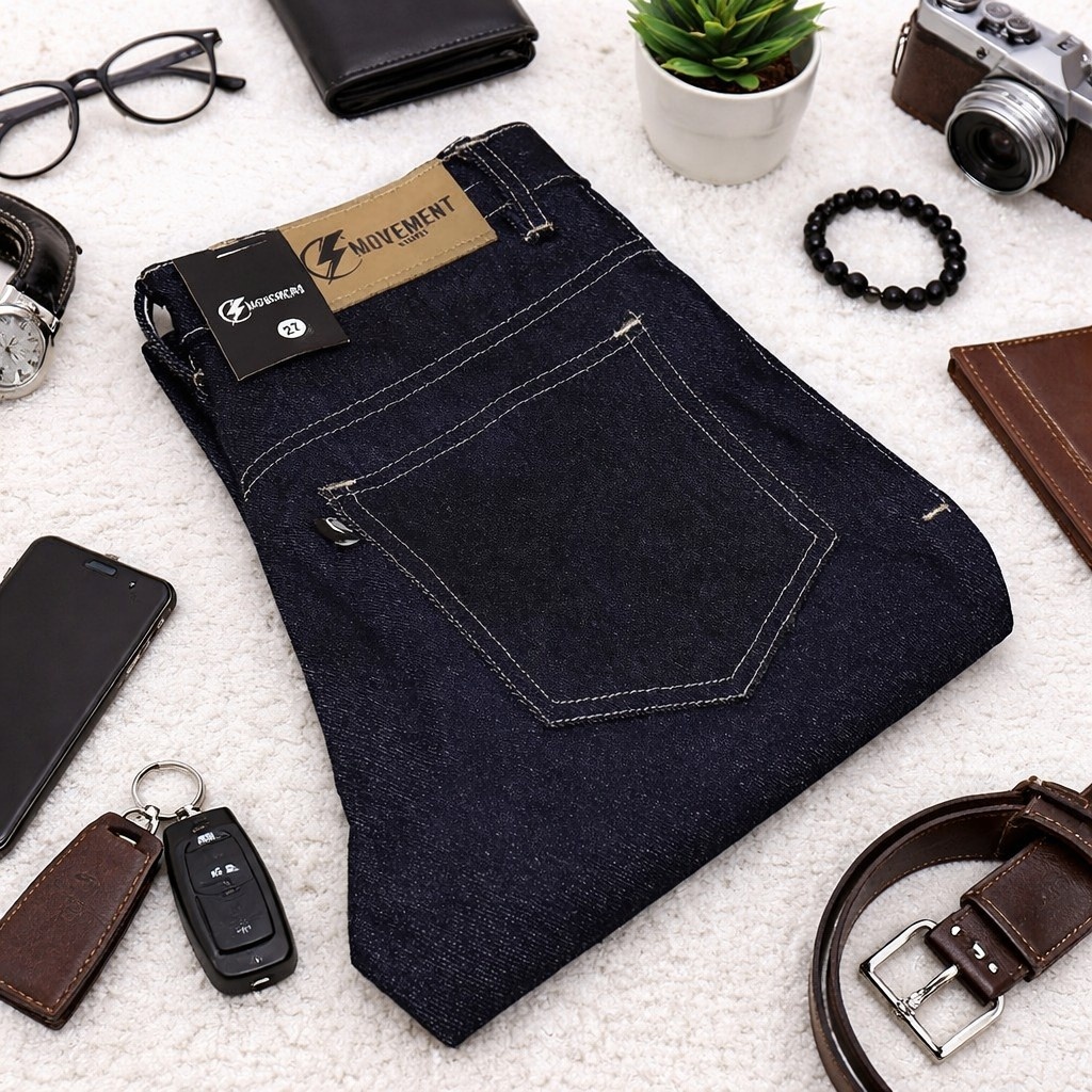CELANA DENIM SELVEDGE 15Oz MOTIF SAKU POLOS | CELANA PANJANG SELVEDGE DENIM POLOS | CELANA SELVEDGE 
