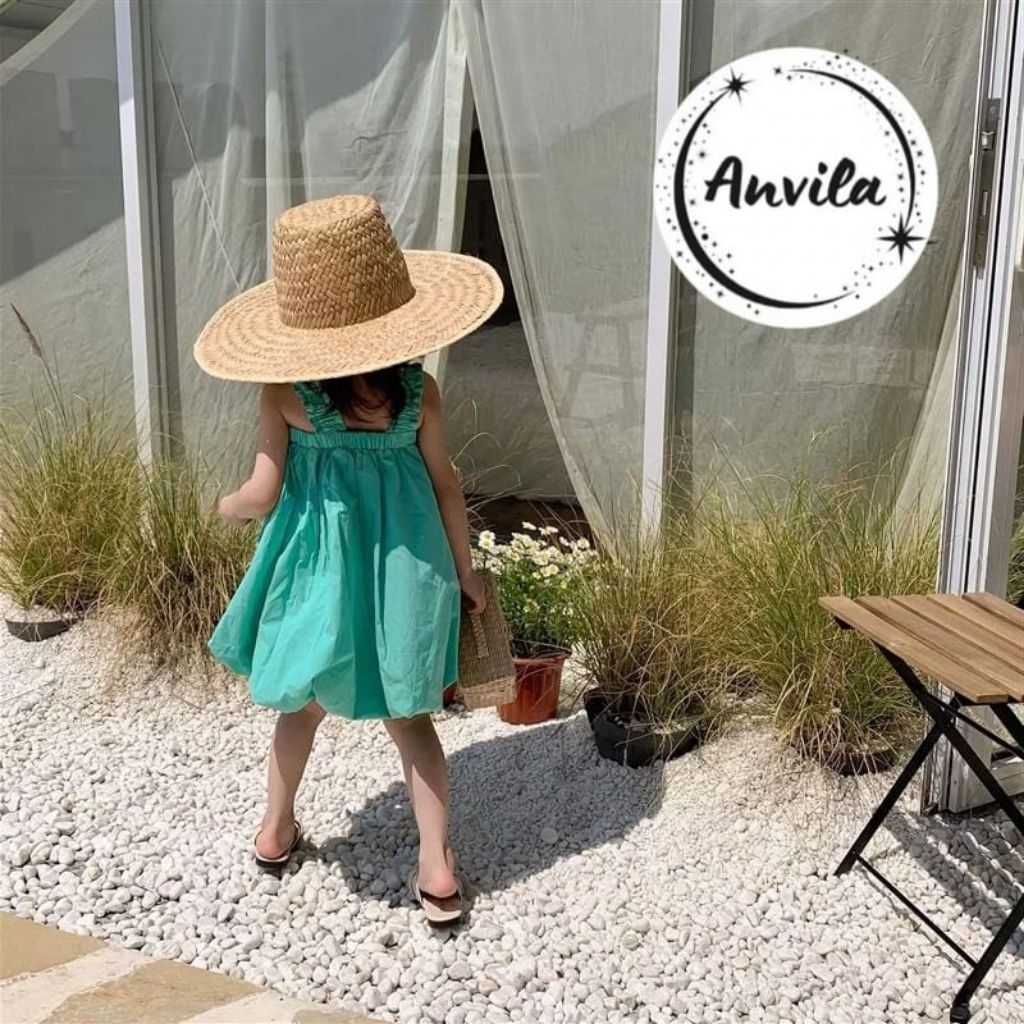 Dress Anak Perempuan Pantai Model Lekbong Import Terbaru Fashionable