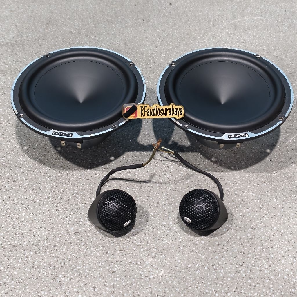 speaker 2 way Hertz Mille ML 1650.3 ukuran 6.5 inch component system from Italy Hertz's Flagship Mad
