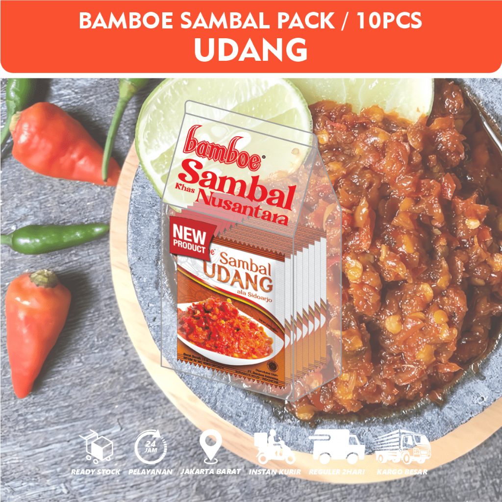 Bamboe Sambal Pack Sambal Udang / Sambal Sachet