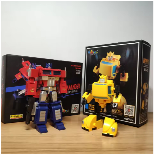 Robot Action Figure Transfomasi KUBIANBAO Mini Series BumbleBee - Optimus Prime G1 Retro KBB Master 