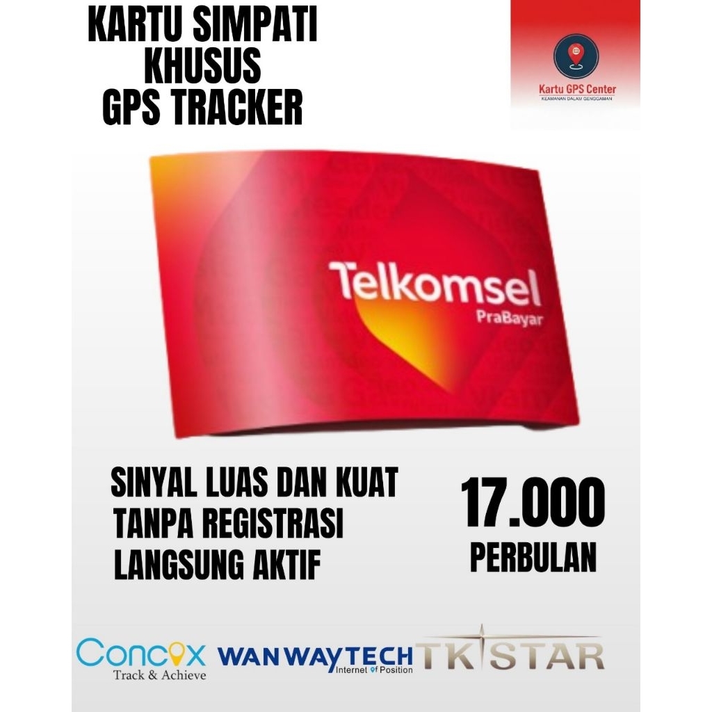 Kartu Gps Tracker Telkomsel Prepaid