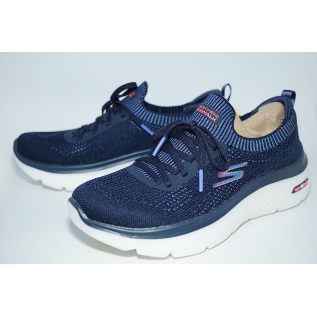 skechers go run hyper burst women's walking shoes - navy _ skechers 124585/nvy