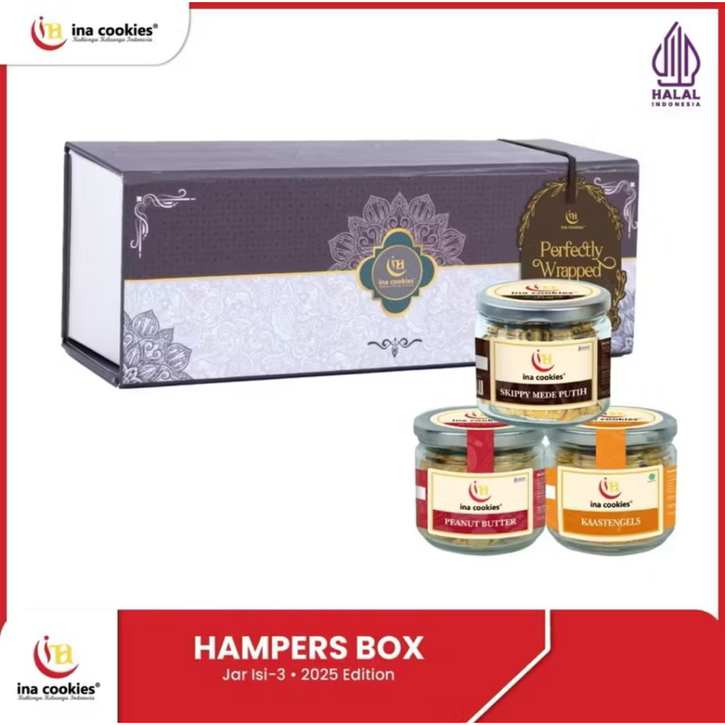 Hampers isi 3 Jar Ina Cookies