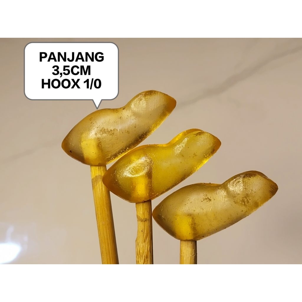 Molding soft frog panjang 3,5cm