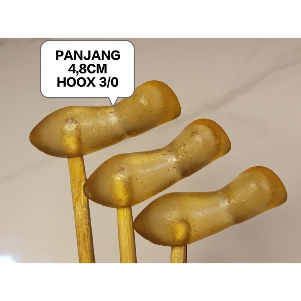 Molding soft frog panjang 4,8cm