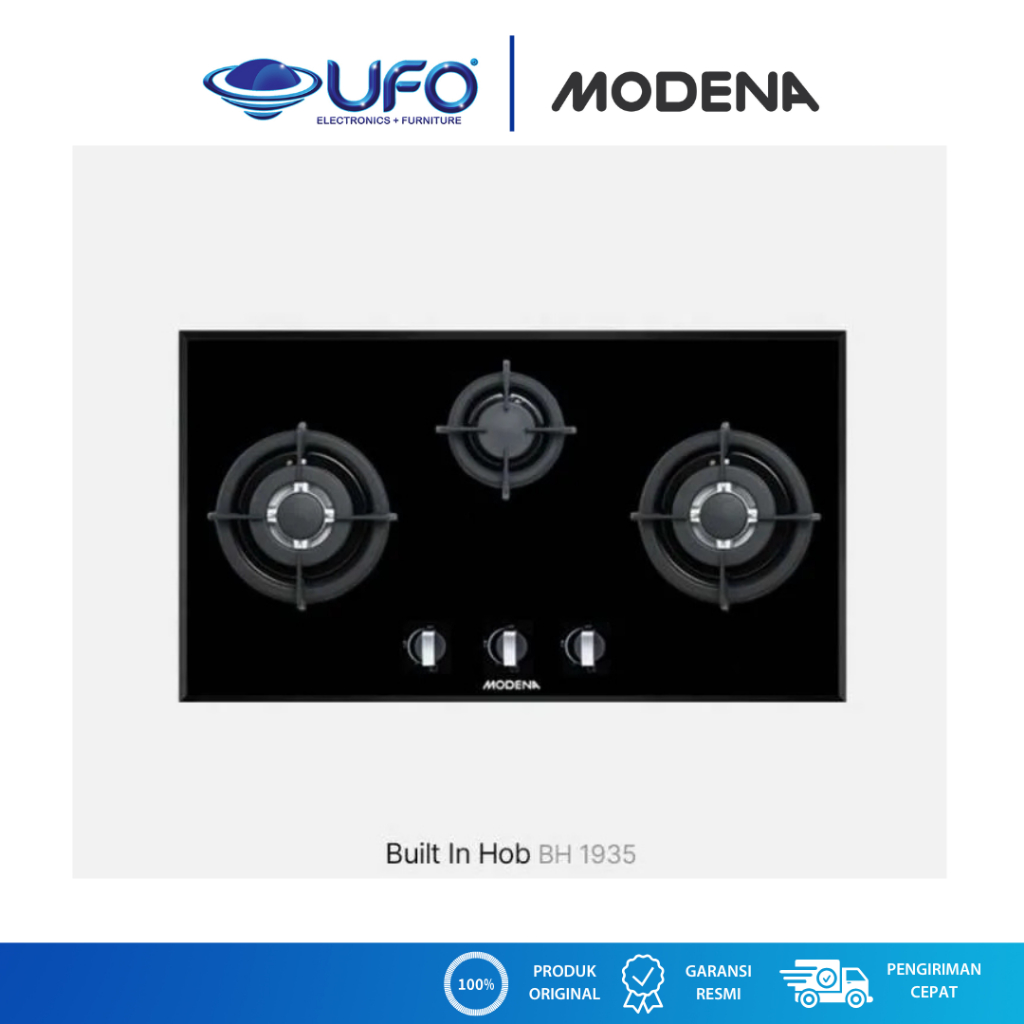 MODENA KOMPOR GAS TANAM BH1935 3 TUNGKU