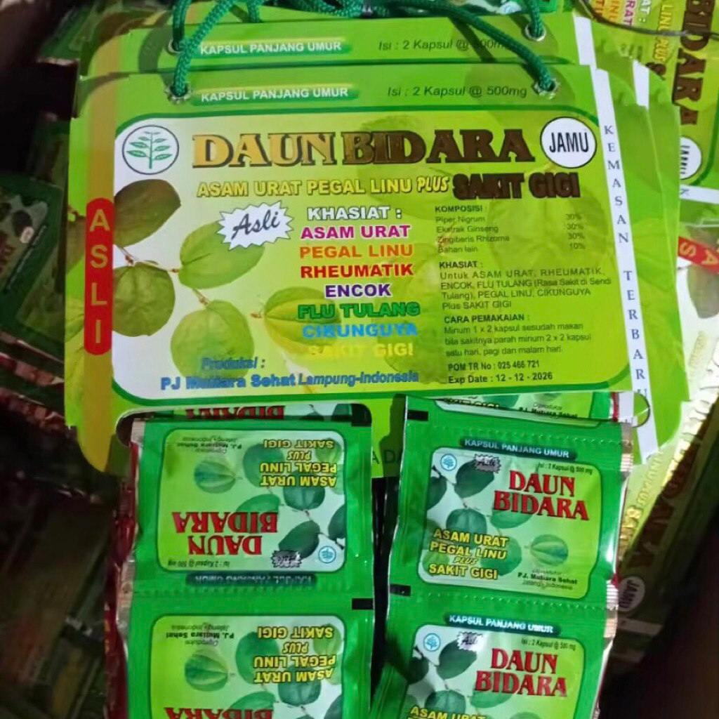 Kapsul Kesehatan Daun Bidara Sakit Gigi 100% Ori