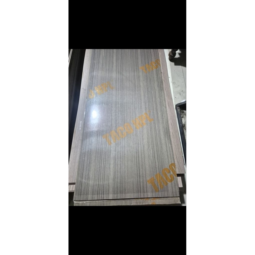 Hpl Taco Abu Serat Kayu Ukuran 244x42