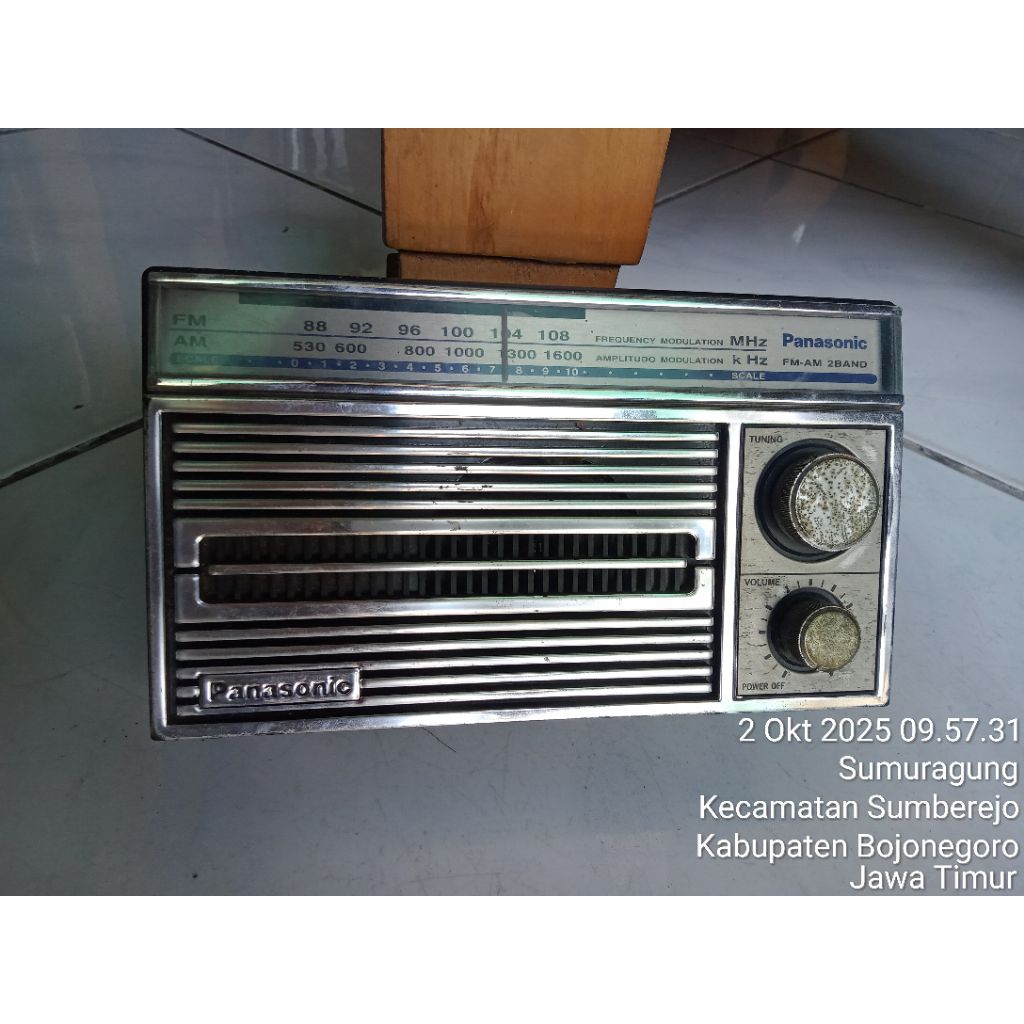 Radio panasonic Original bekas Sangat normal dan Sangat bagus 2band AM/FM