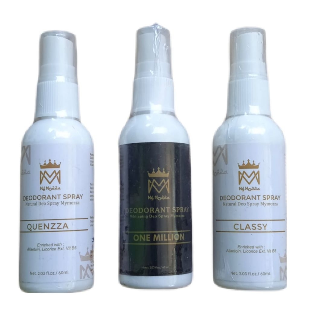 Deodorant Spray My Mozza All Varian Cewek Cowok - 1 Botol 60 ML