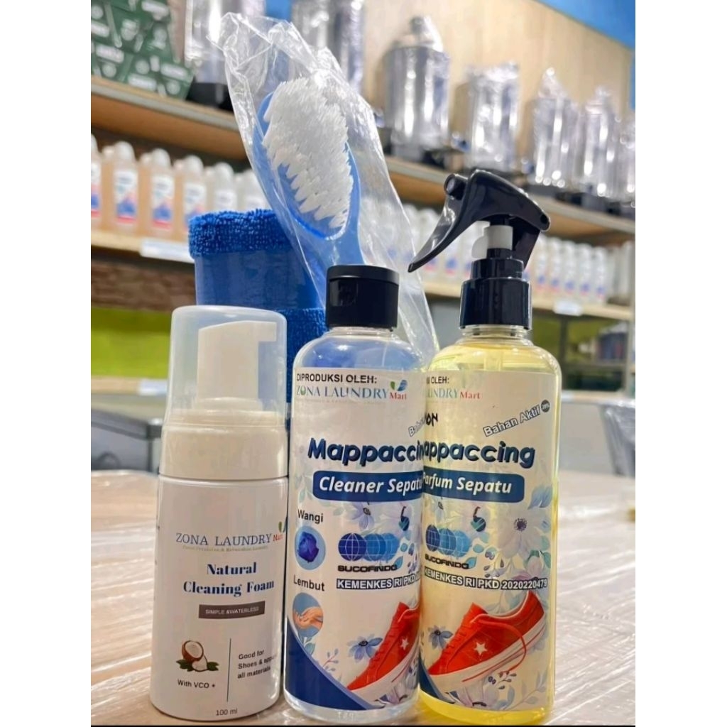 Paket Bundling Sepatu – 1 Set Lengkap Perawatan Sepatu paket usaha laundry sepatu