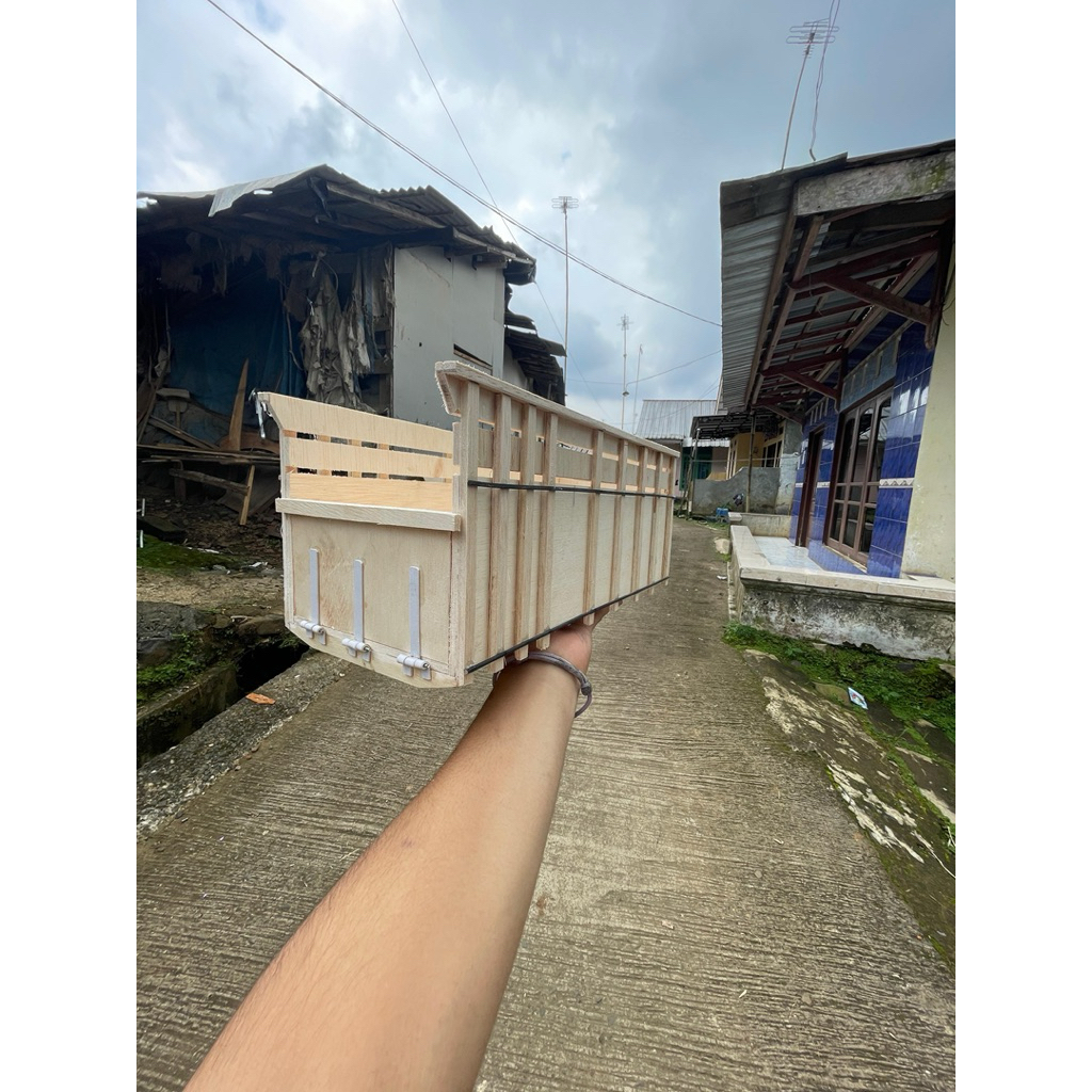 Bak Miniatur Truk Canter Skala 14/ Truk oleng/ Truk canter/ Miniatur Truck