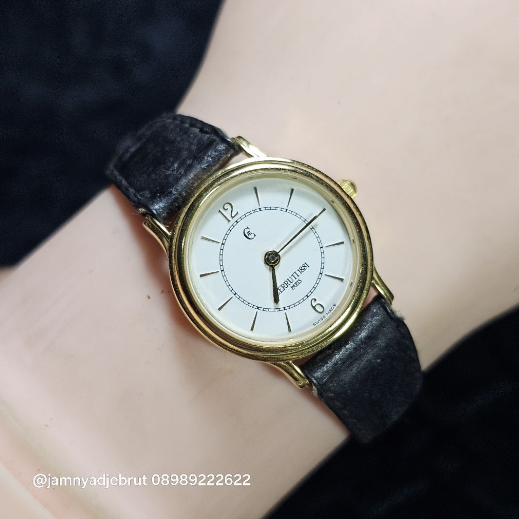 Jam Cerutti 1881 Ladies Swiss V8 Original Bekas