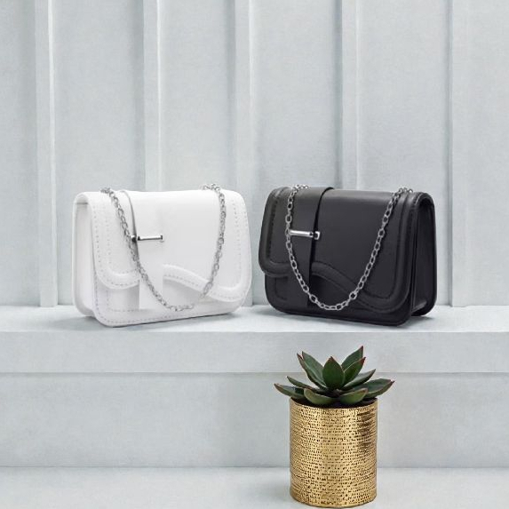 RXR-Tas MINI chiby/Slingbag lucu mungil/Tas mini slempang tali rantai mutiara