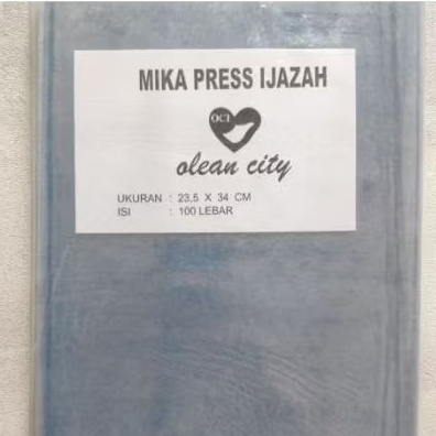 Mika Press Ijazah OCI TanpaTutup-Tutup