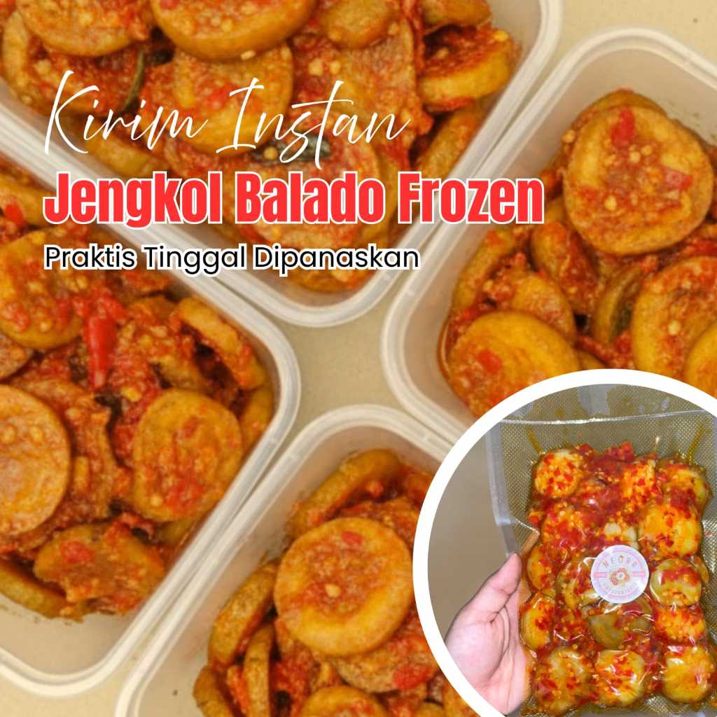 Kirim Instan/BALADO JENGKOL FROZEN/Masakan Rumahan, Rasanya Bikin Nagih