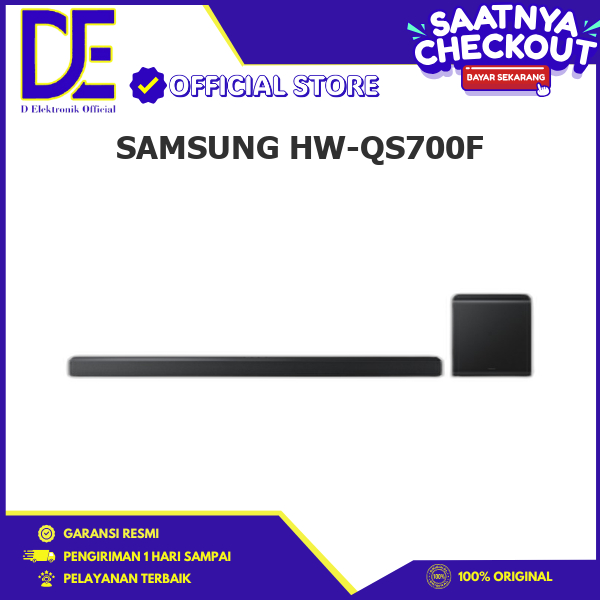 SAMSUNG HW-QS700F Q-series Soundbar 3.1.2ch Subwoofer Wireless Dolby Atmos HWQS700F QS700F
