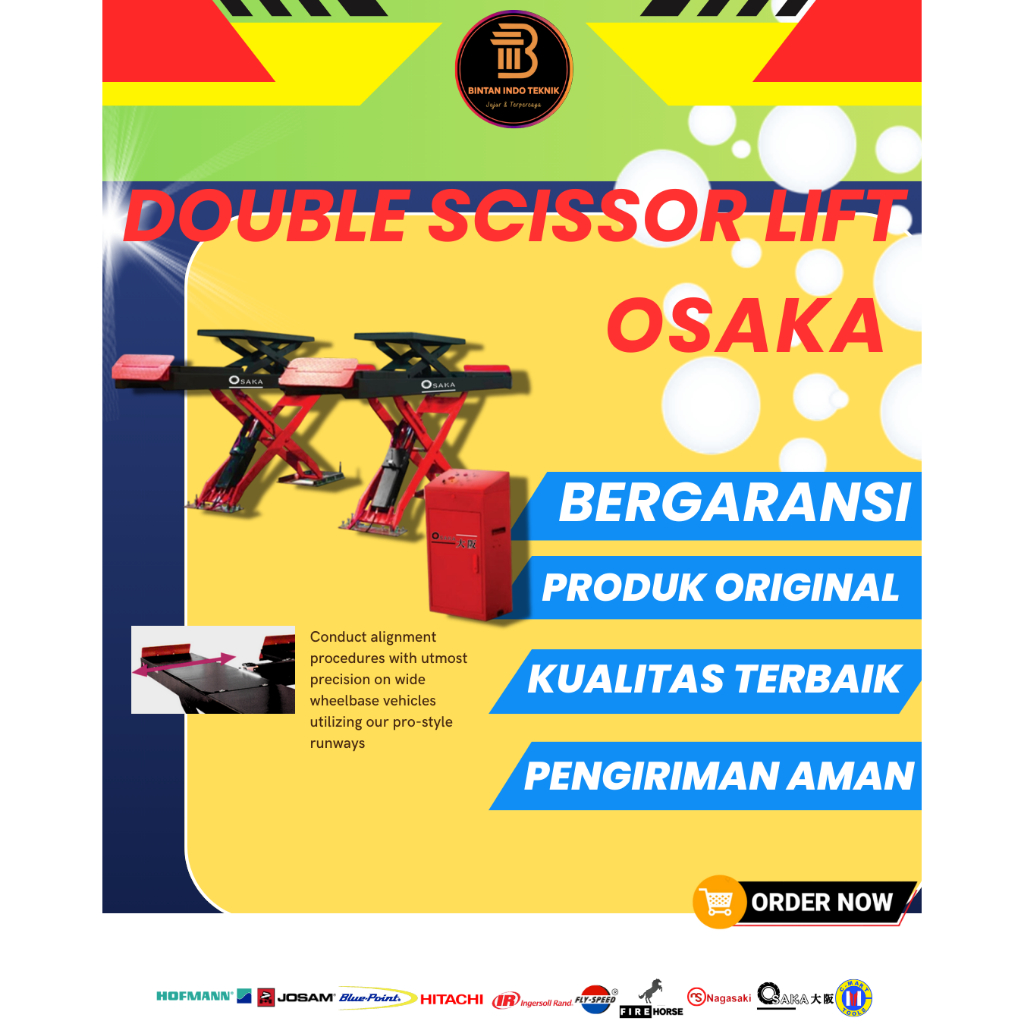 SCISSOR DOUBLE LIFT // DOUBLE SCISSOR LIFT OSAKA