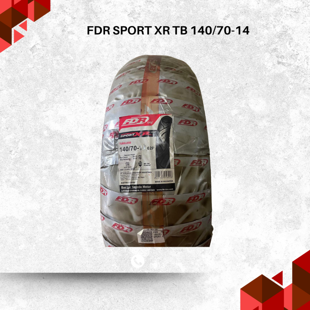 FDR SPORT XR TL 90/80-14