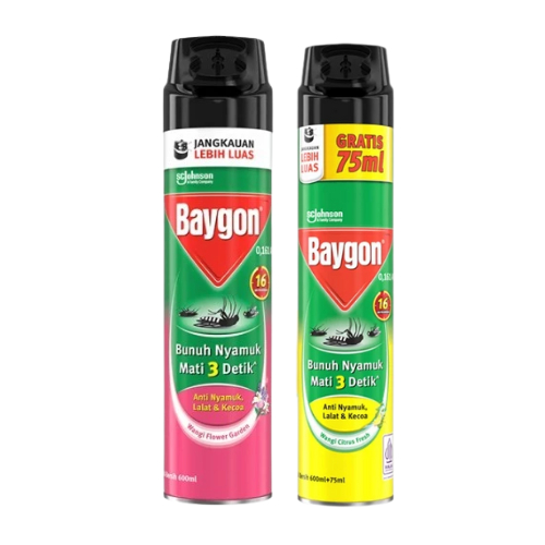 Baygon Obat Nyamuk Semprot 600 ml