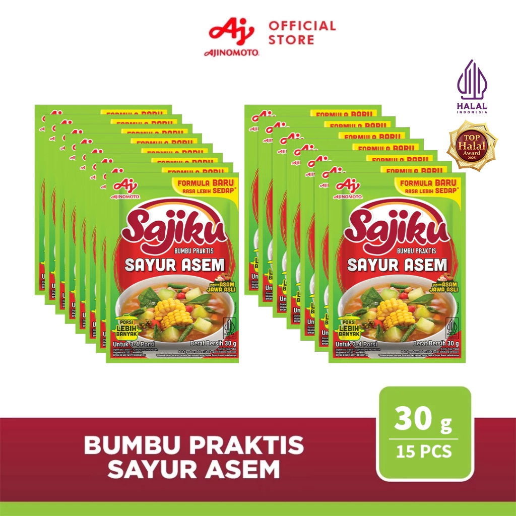 Sajiku® Bumbu Praktis Sayur Asem 30gr (15 pcs)