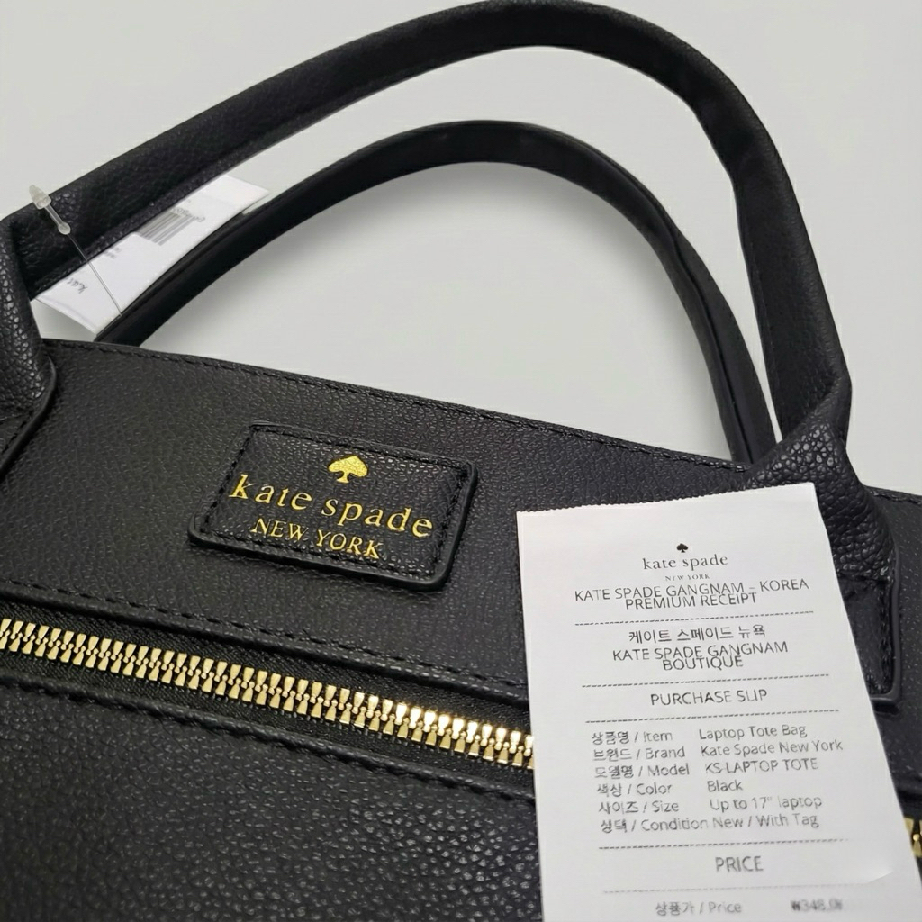 Kate Spade Laptop Bag Original Wanita Hitam | Tas Kerja Kantor | Kompartemen Laptop | Preloved Like 