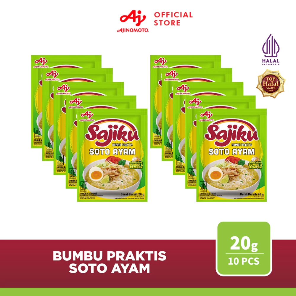 Sajiku® Bumbu Praktis Soto Ayam 20gr (10 pcs)