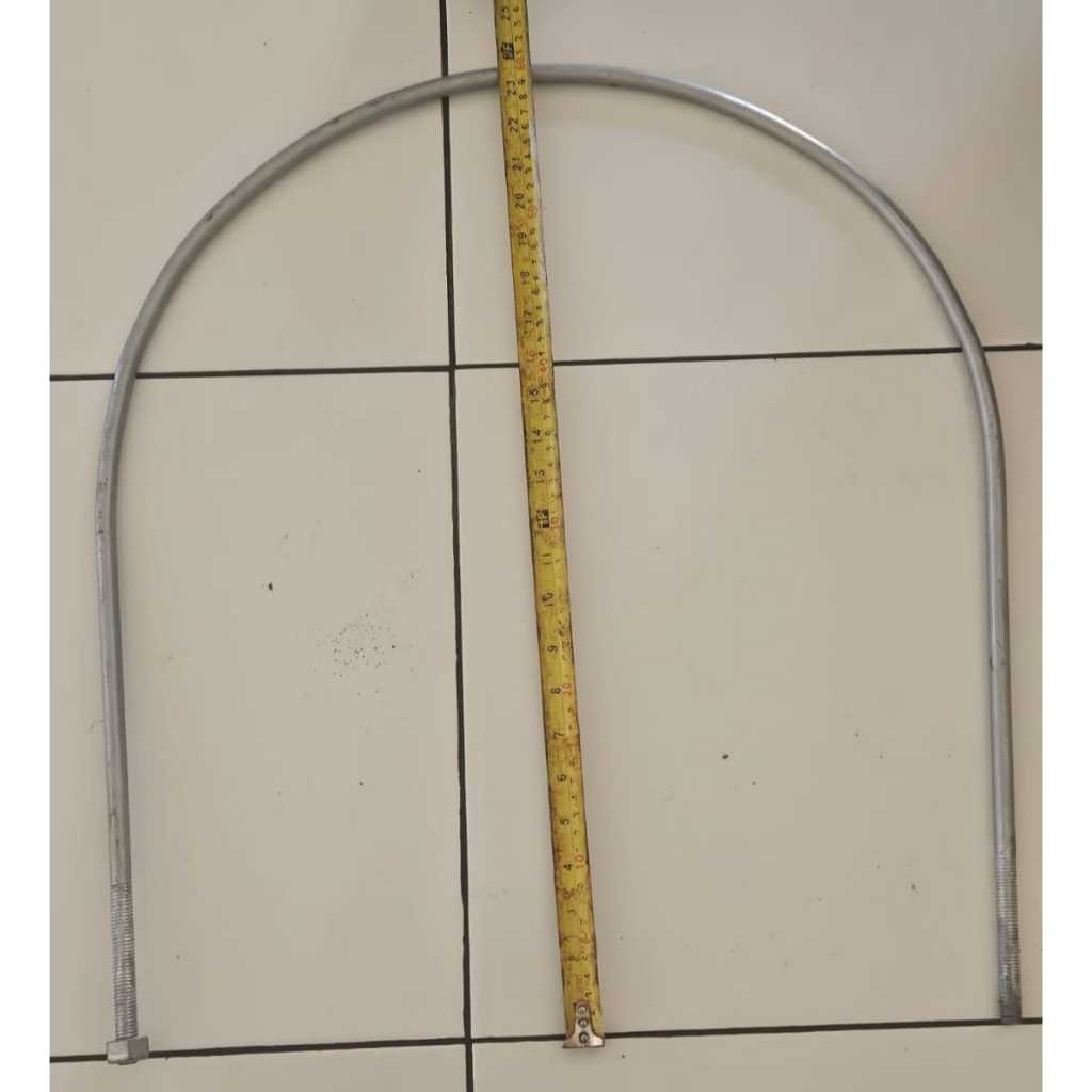 U Bolt 20" x 12mm/ Klem U 20" x 12mm A193/A194 untuk Klem Clamp pipa