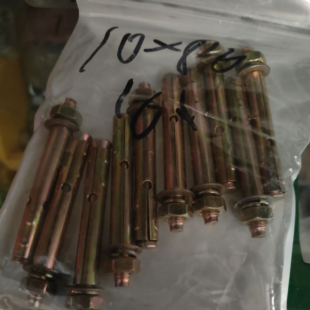 dynabolt m10x80 3730 dynabolt m10 x 80 mm panjang 8cm / dynabolt 3730 / dynabolt m10x80 / dinabolt m